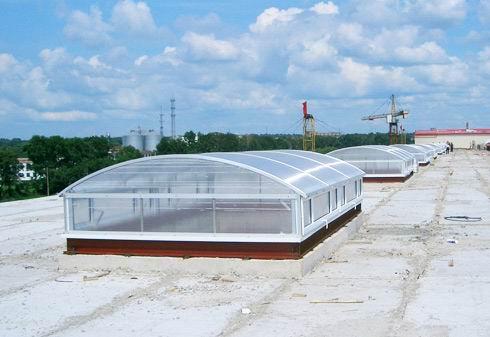 圓拱型電動(dòng)采光排煙天窗